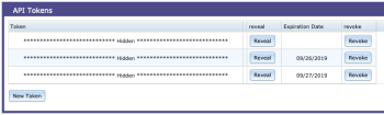 Eggplant Manager account showing API access token for use with LDAP Authentication Click image to view larger